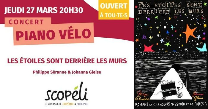 Les étoiles sont derrière les murs - Concert piano-vélo