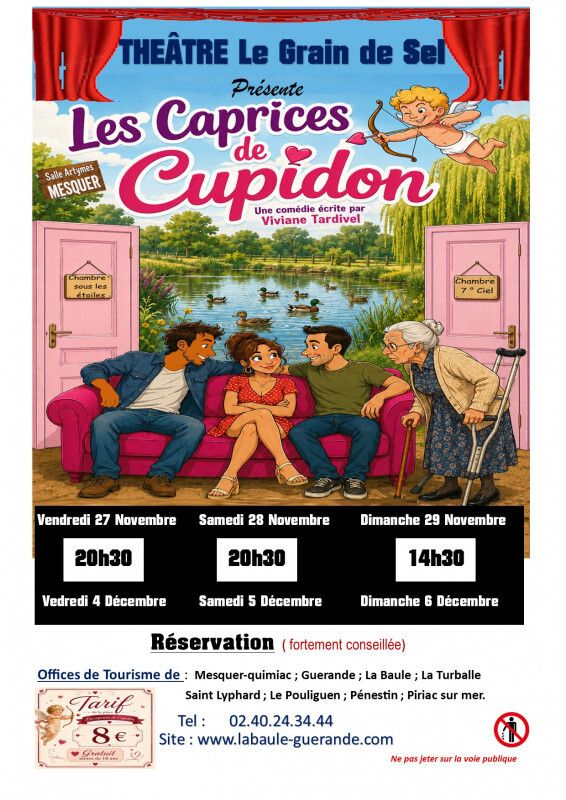 Théâtre les caprices de cupidon