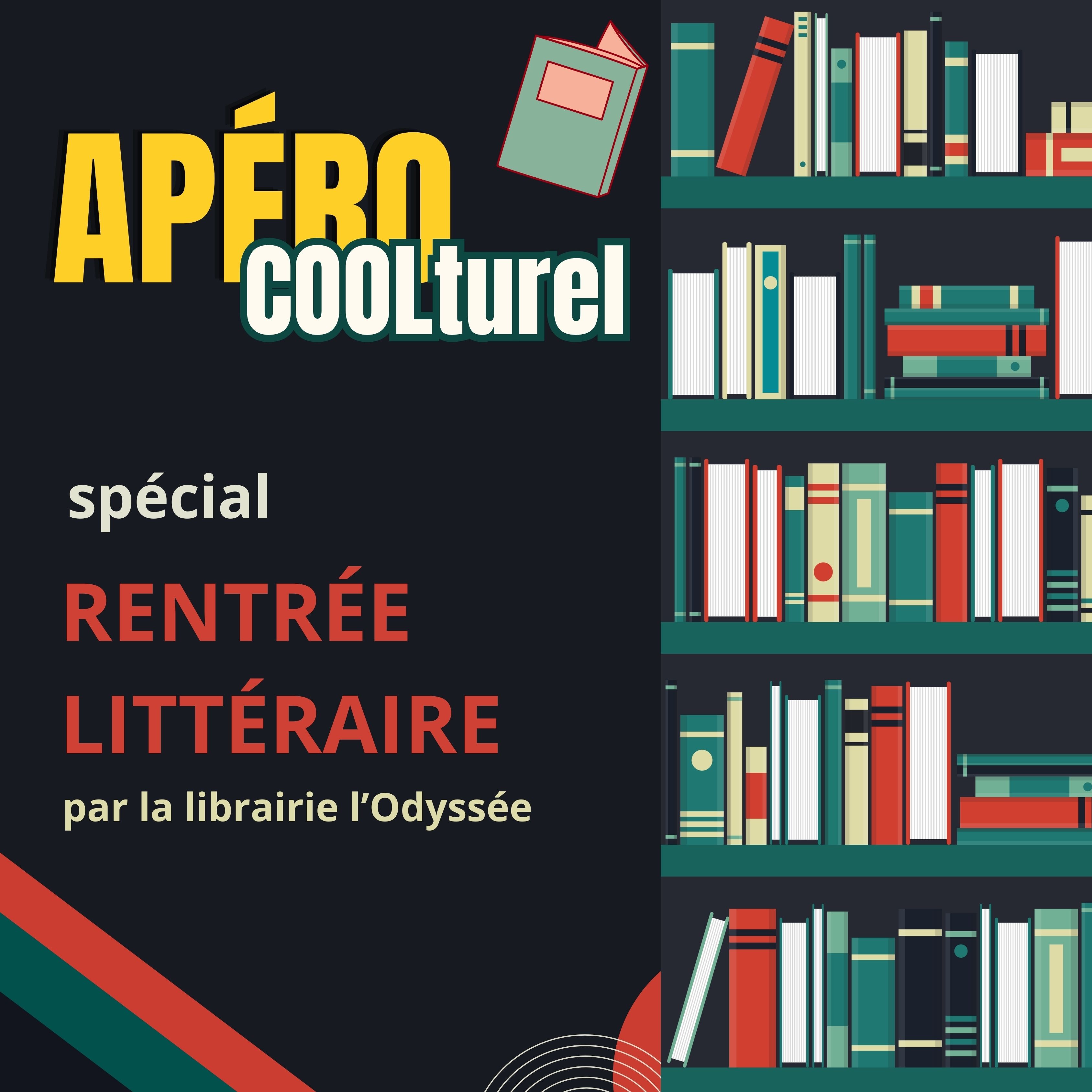 Apéro COOLturel : spécial rentrée littéraire