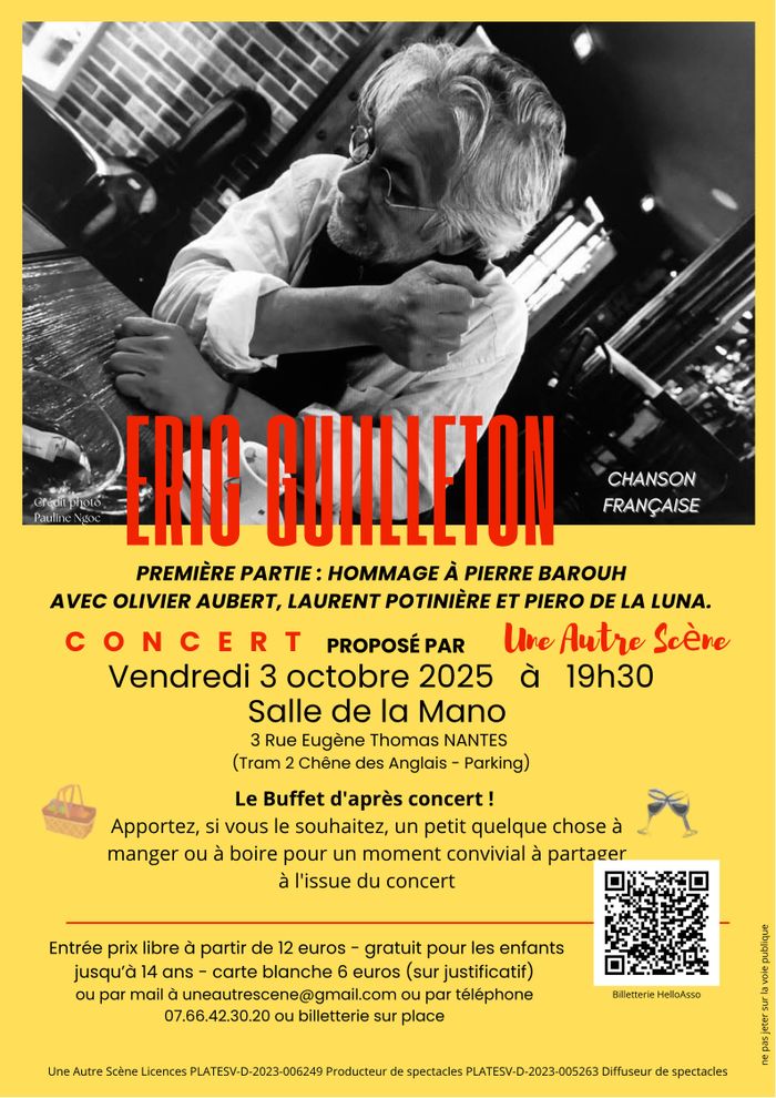 Eric GUILLETON - 1ère partie Hommage à Pierre BAROUH
