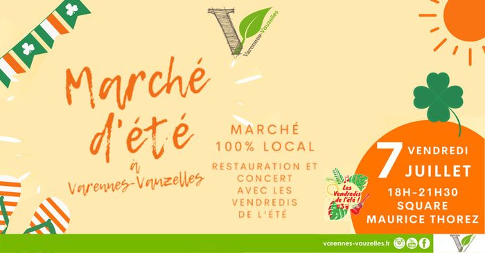 Découvrez la magie du marché d'été à Varennes-Vauzelles !
