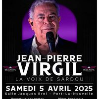 DÎNER-SPECTACLE AVEC JEAN-PIERRE VIRGIL (la voix de Sardou)
