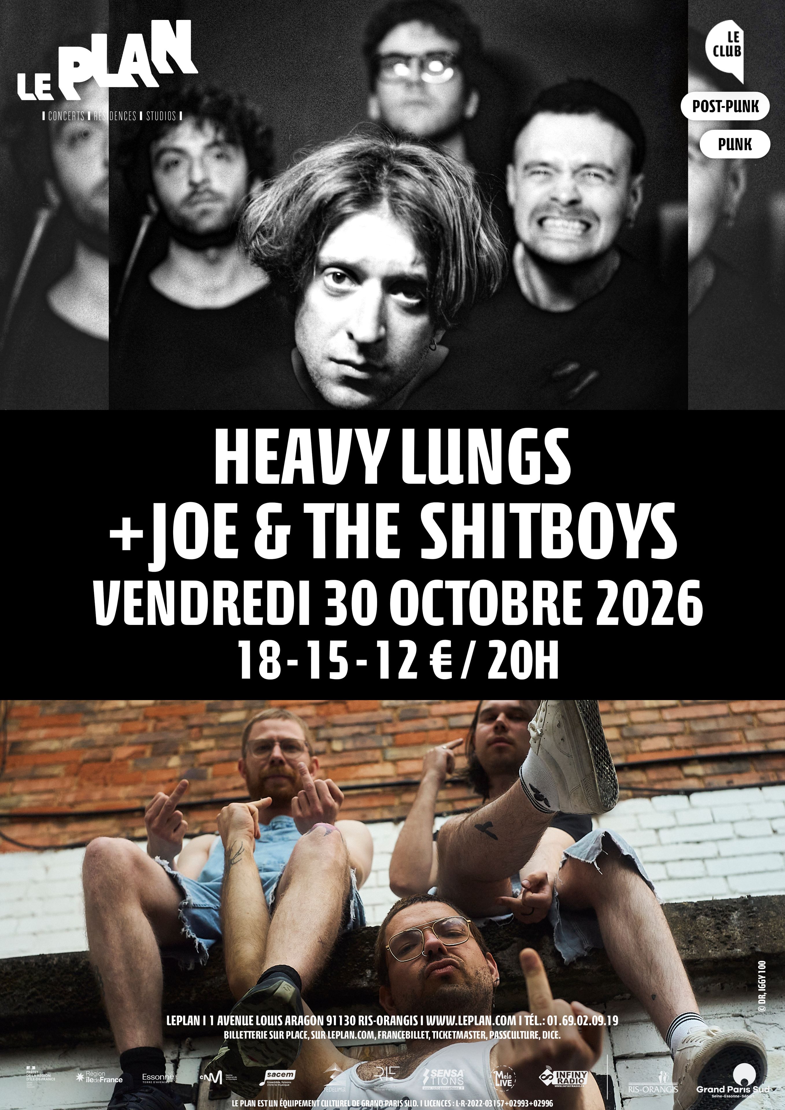 HEAVY LUNGS + JOE & THE SHITBOYS