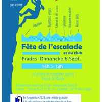 Fête de l'Escalade et du club CAF Prades