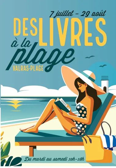 Valras-plage – Des livres à la plage