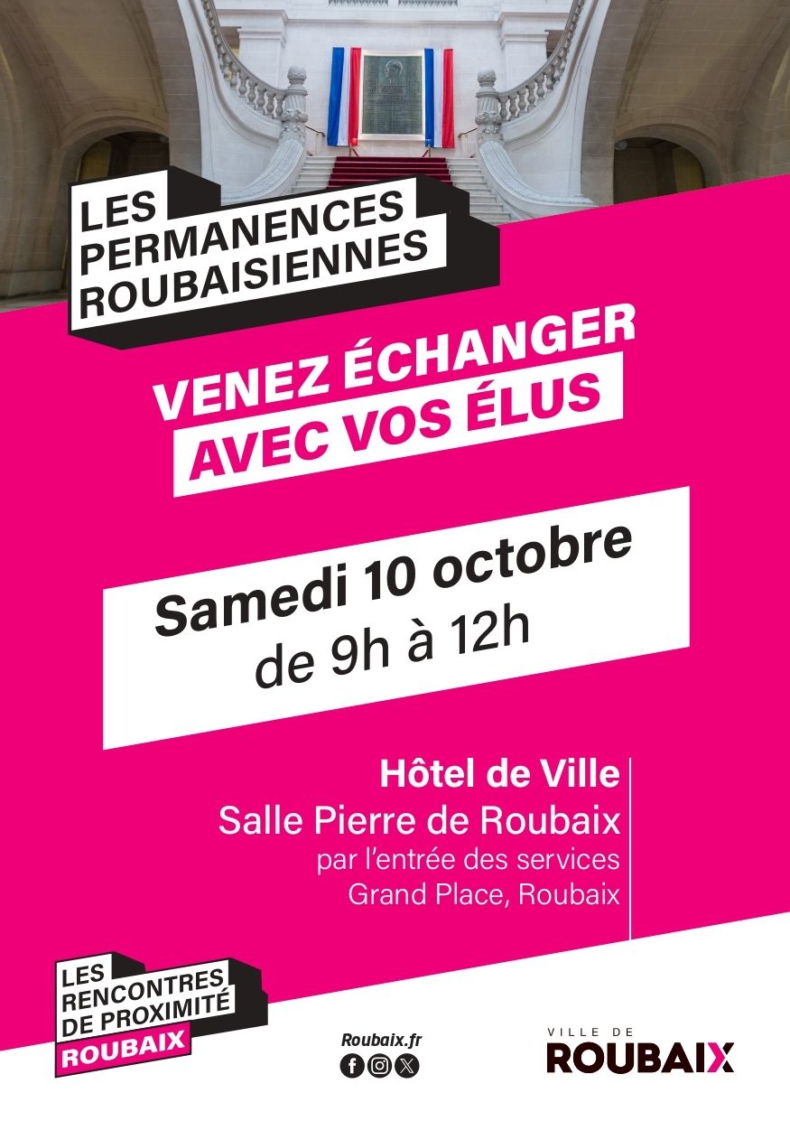 Permanences roubaisiennes - octobre 2026