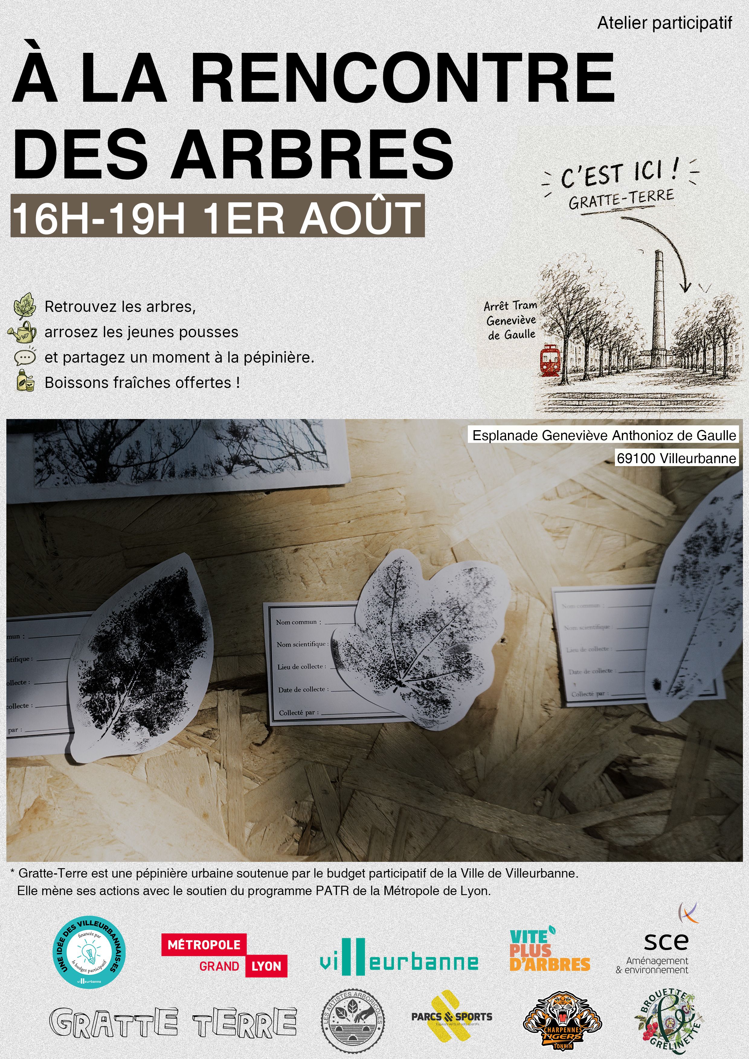 À la rencontre des arbres – Atelier participatif à Gratte-Terre