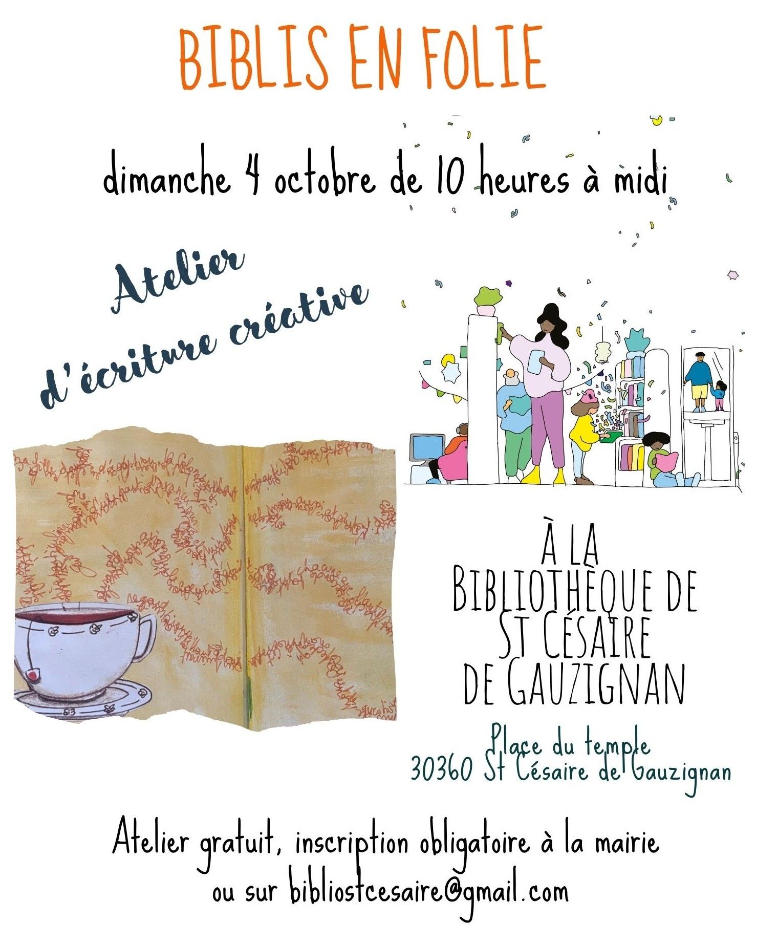 Atelier d'écriture créative