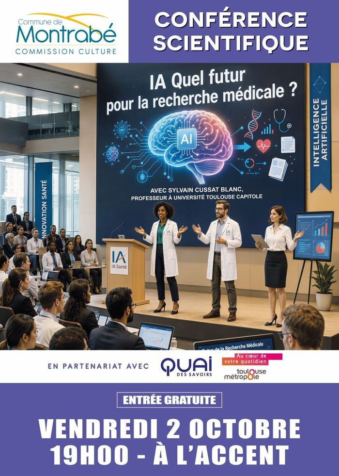 Conférence scientifique "IA, quel futur pour la recherche médicale ?"