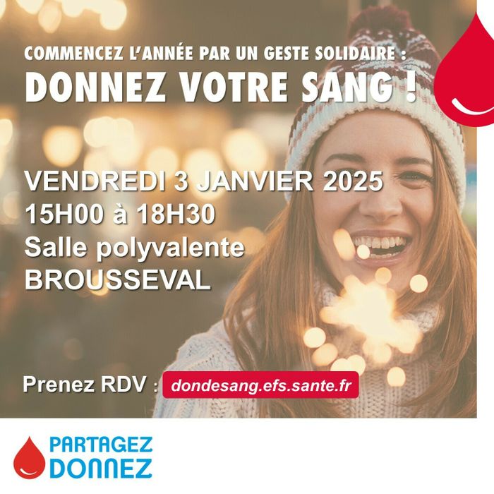 Don du sang à Brousseval