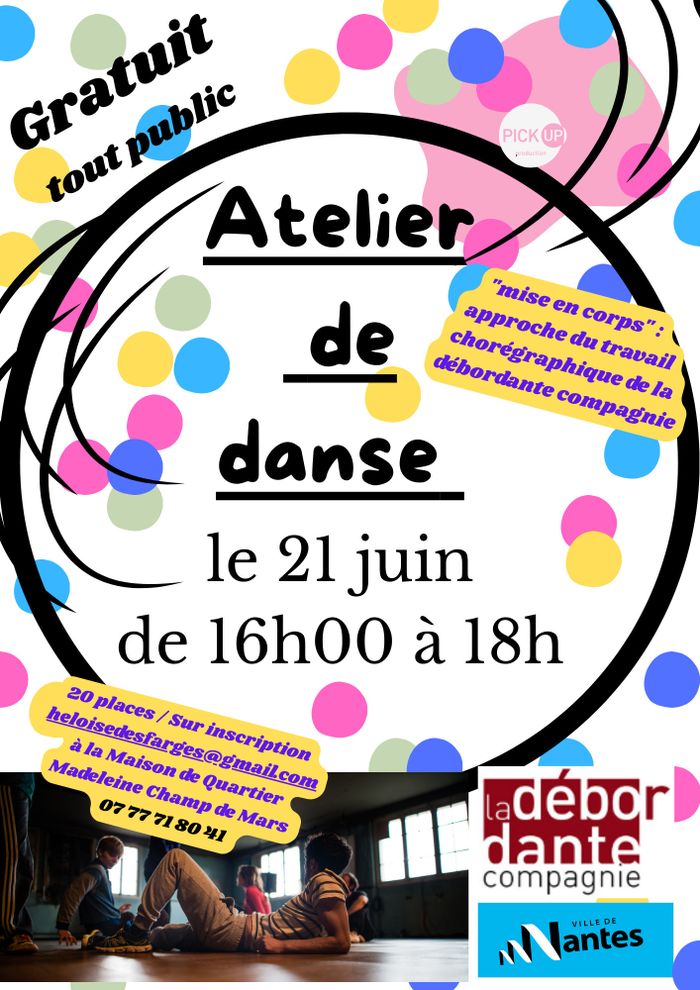 Atelier de danse La Débordante Cie Pick-Up Production-Compagnie