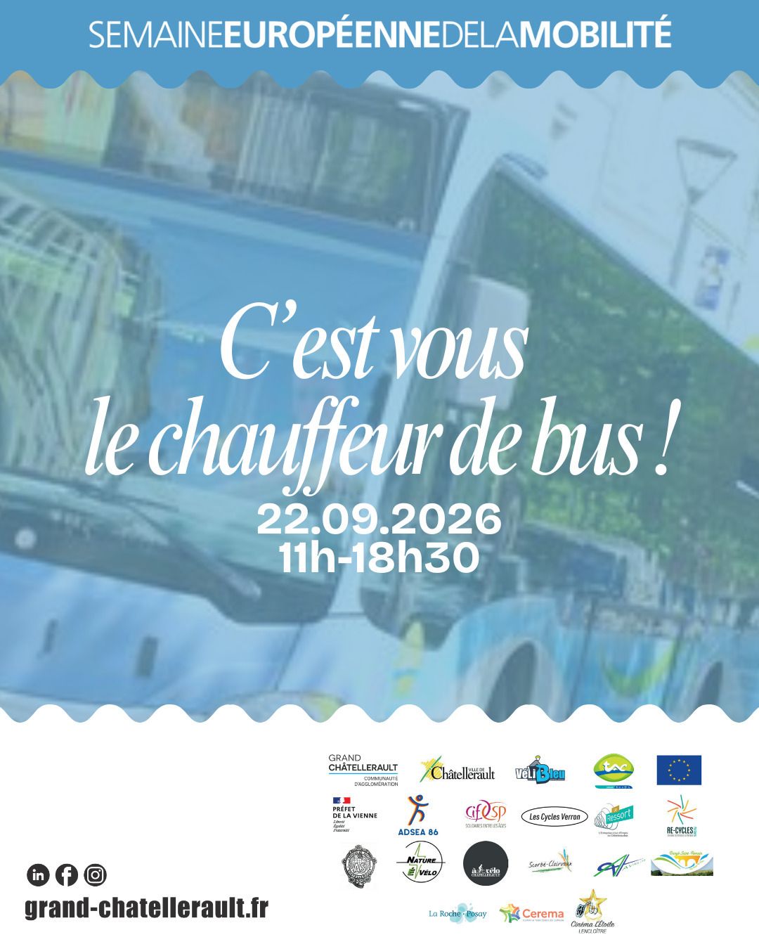 C'est vous le chauffeur de bus !