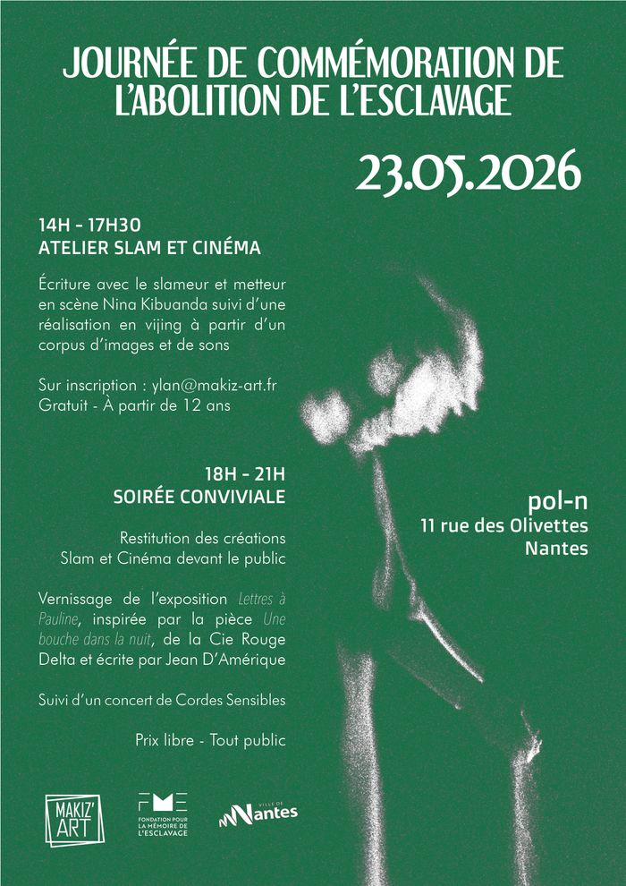 23 MAI - Journée de commémoration de l'abolition de l'esclavage, à pol-n