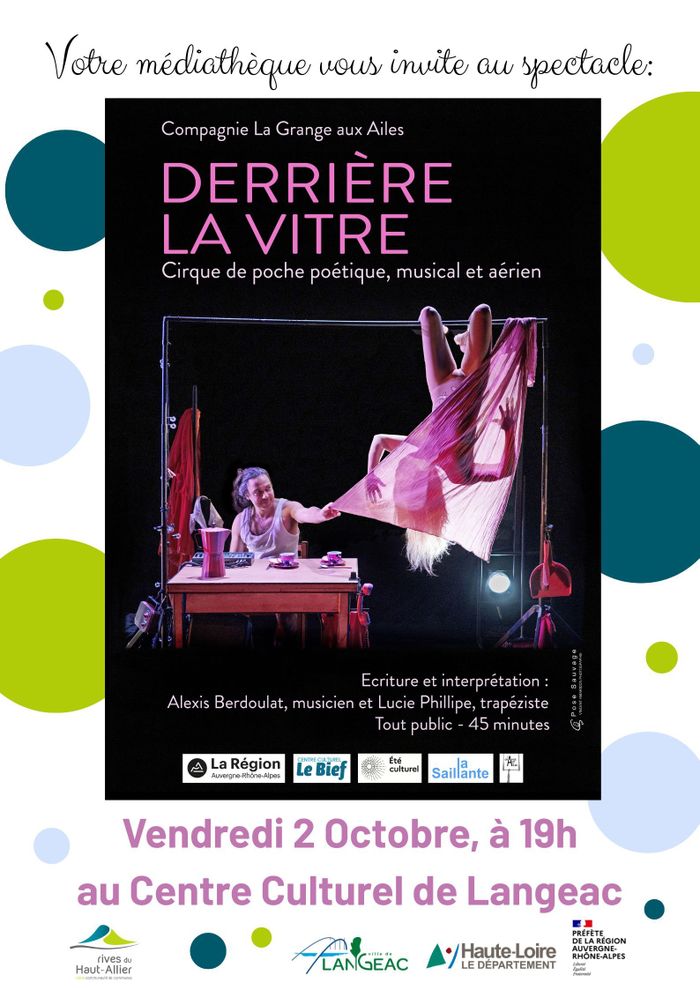 Cirque de poche poétique « Derrière la vitre »