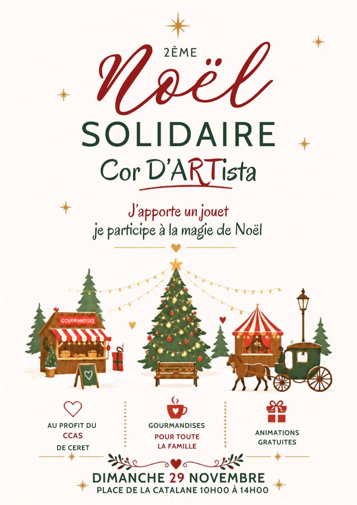 Noel solidaire organisé par l’association Cor d’Artista au profit du CCAS