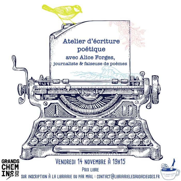Atelier d'écriture poétique avec Alice Forges