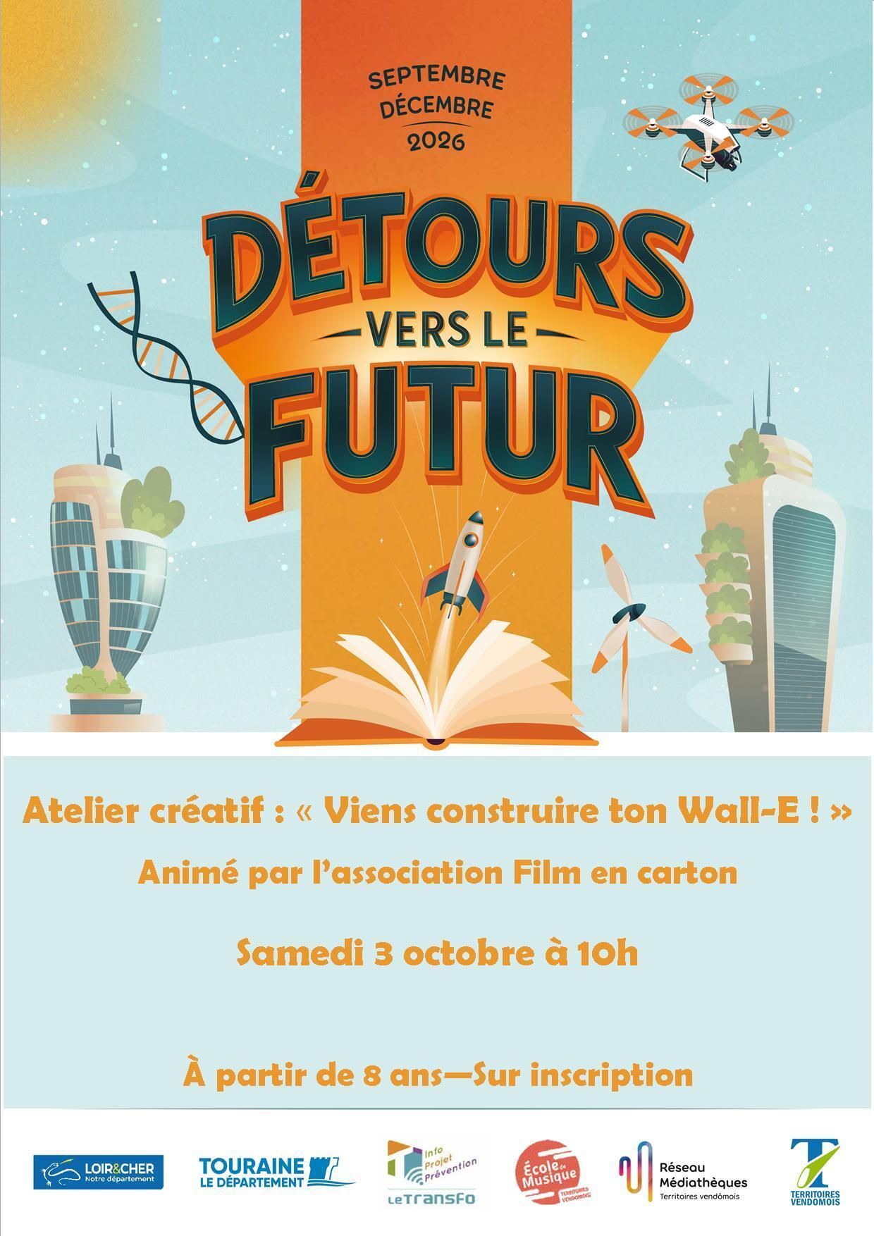 Atelier créatif « Viens construire ton Wall-E »