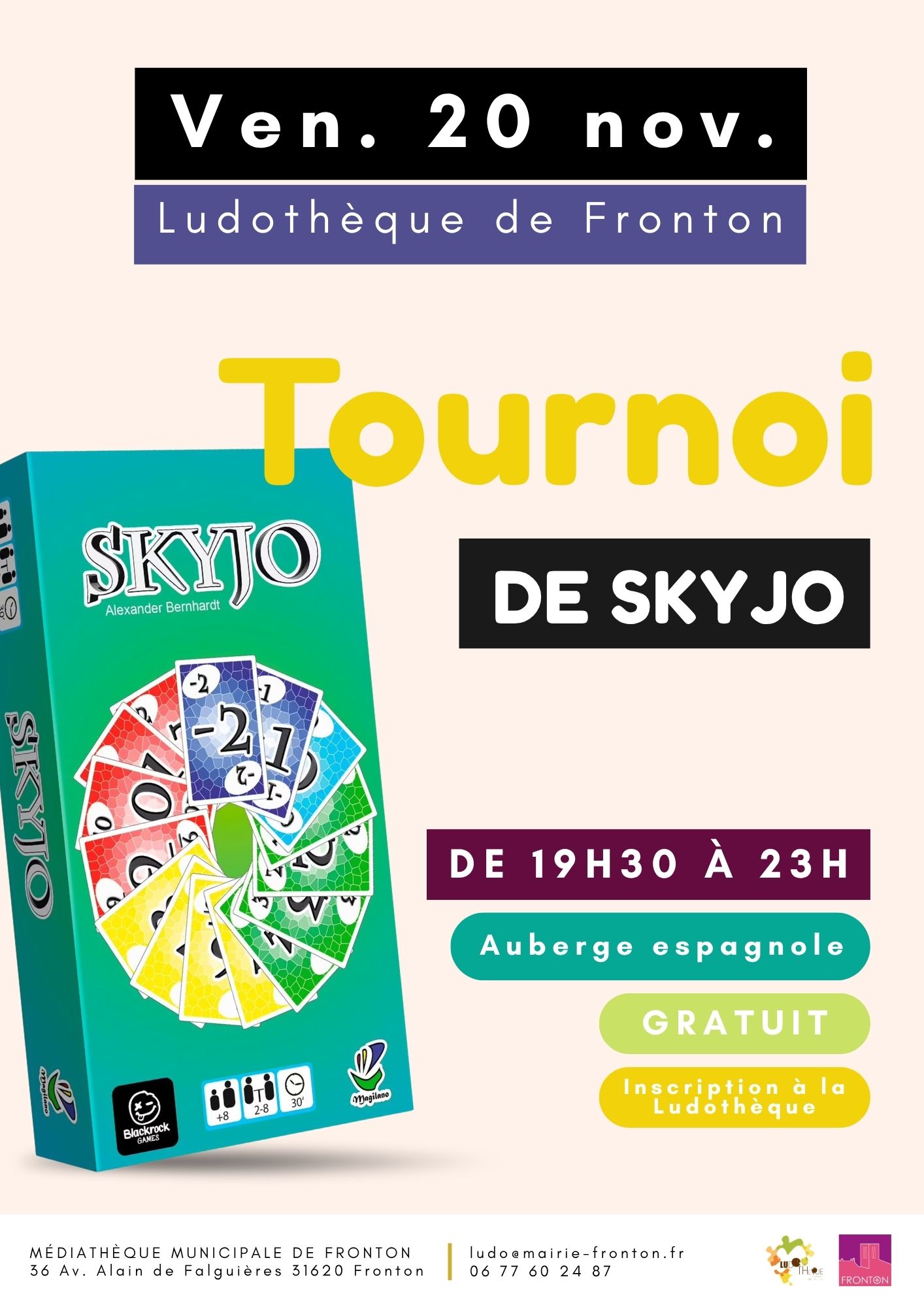 Soirée Jeux : Tournoi de Skyjo
