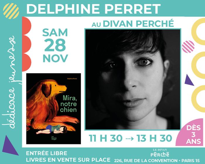 Jeunesse : Delphine Perret dédicace
