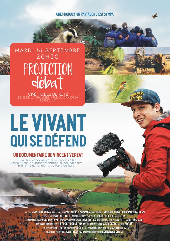 Ciné-Débat film documentaire "Le VIVANT qui se défend" de Vincent Verzat