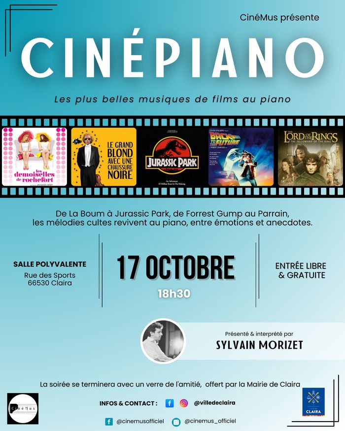 CinéPiano – Les plus belles musiques de films au piano