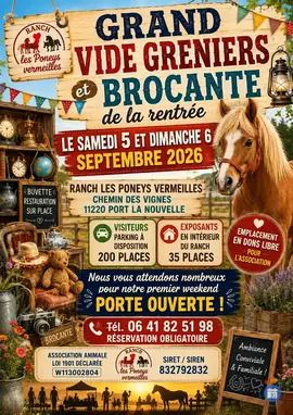 Grand vide greniers de la rentrée