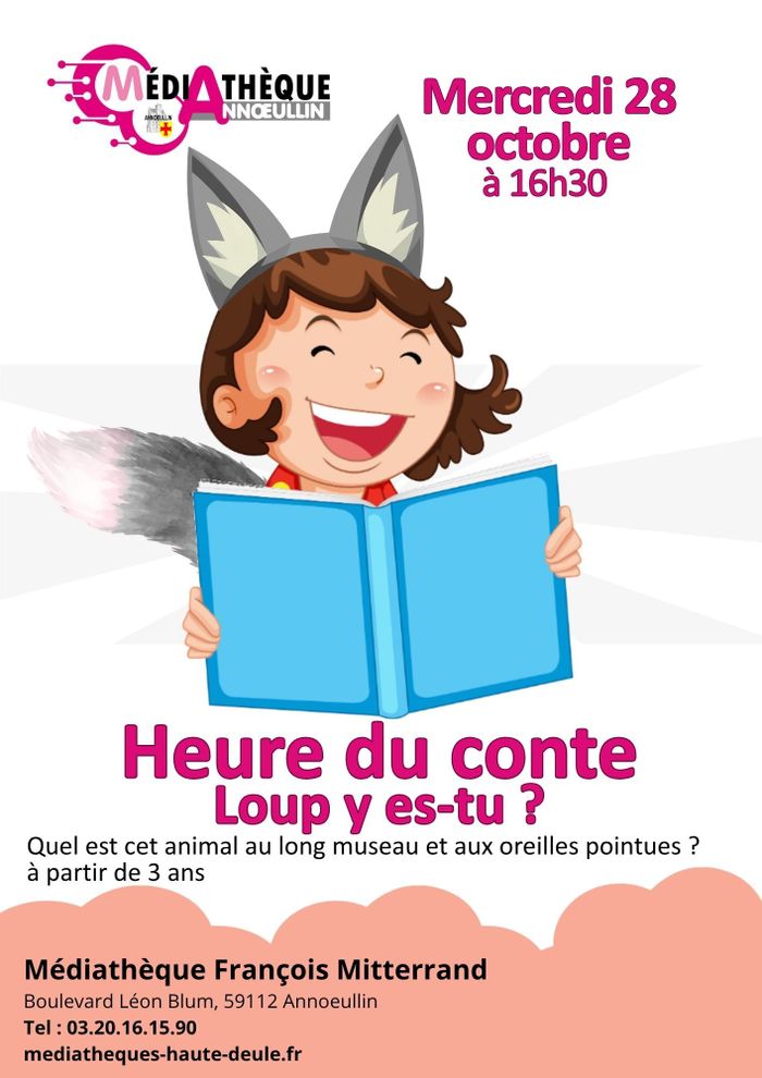 Heure du conte "Loup y es-tu ?"
