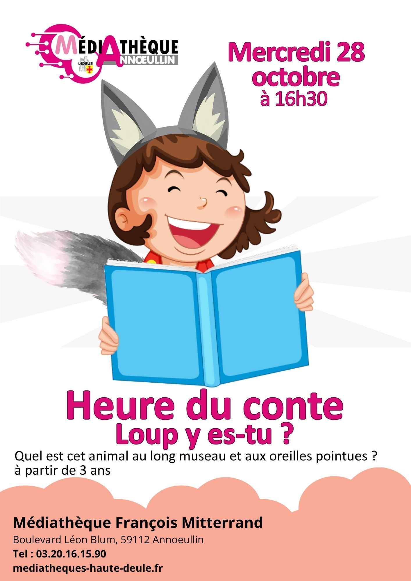 Heure du conte "Loup y es-tu ?"