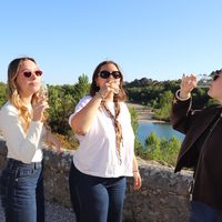Visite guidée et apéritif au coucher du soleil au pont du Diable