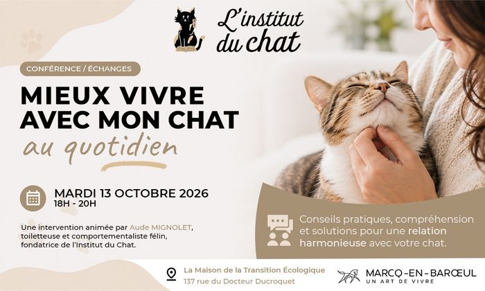 ATELIER COMPORTEMENTALISTE POUR FELINS