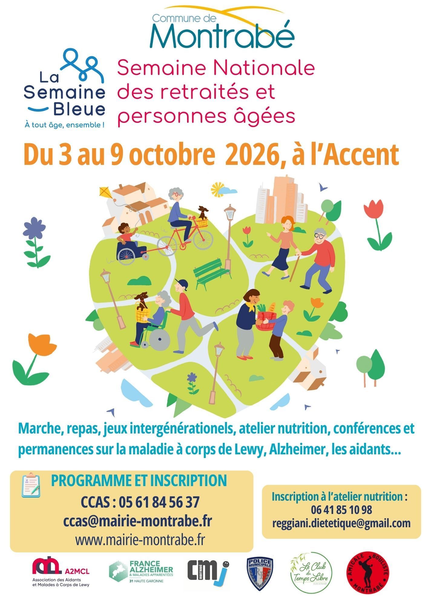 SEMAINE BLEUE pour les retraités, les personnes âgées et les aidants