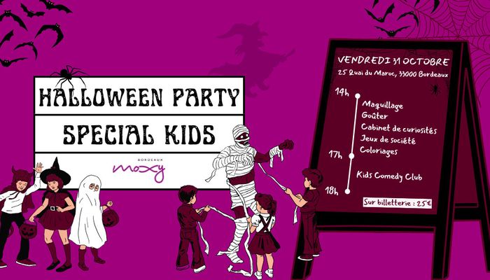Halloween Kids Party au Moxy Bordeaux !