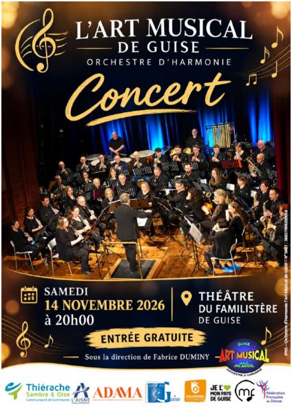 Concert de Gala Annuel - Théâtre du Familistère de Guise — GUISE