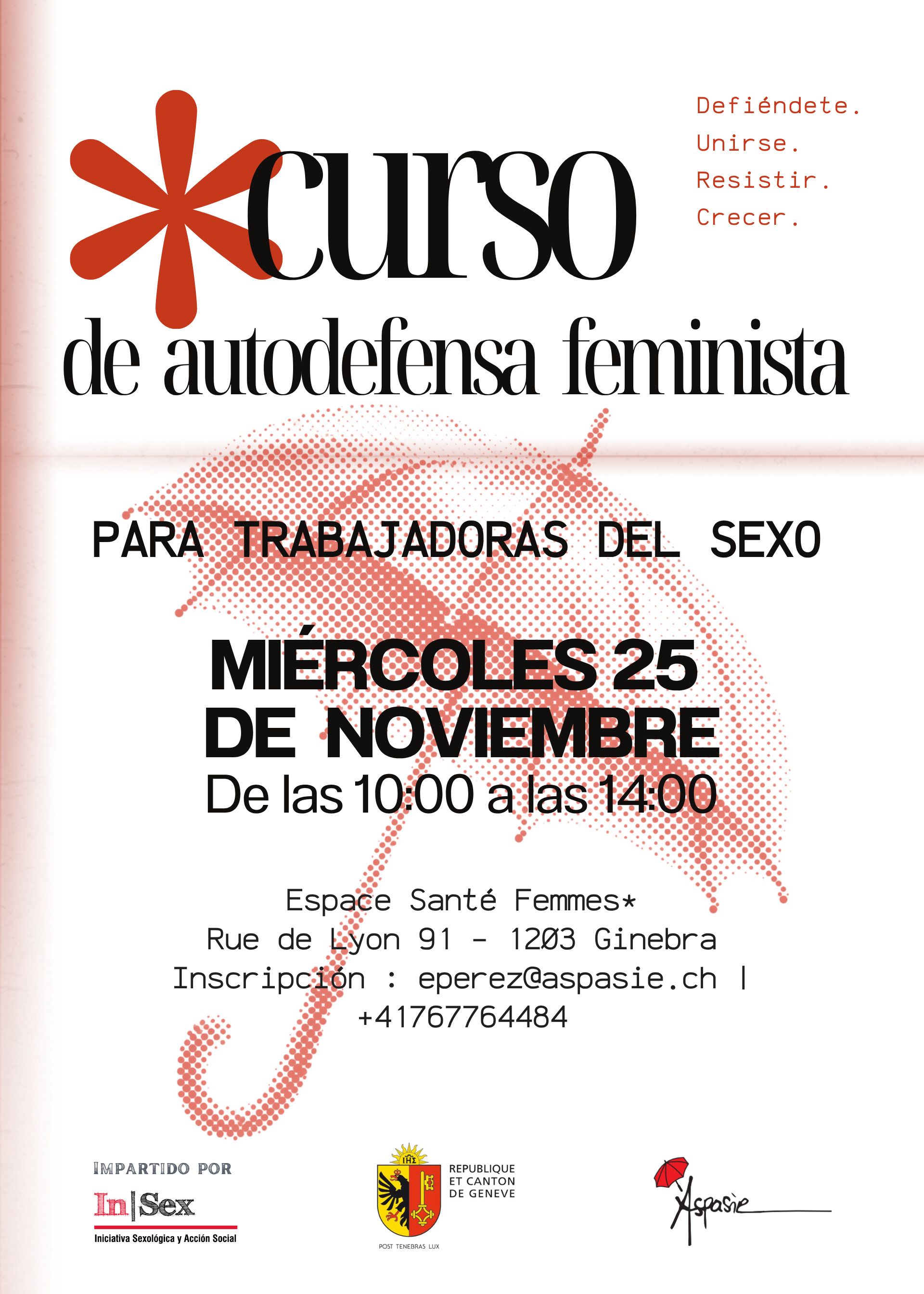 Atelier d'autodéfense (espagnol)