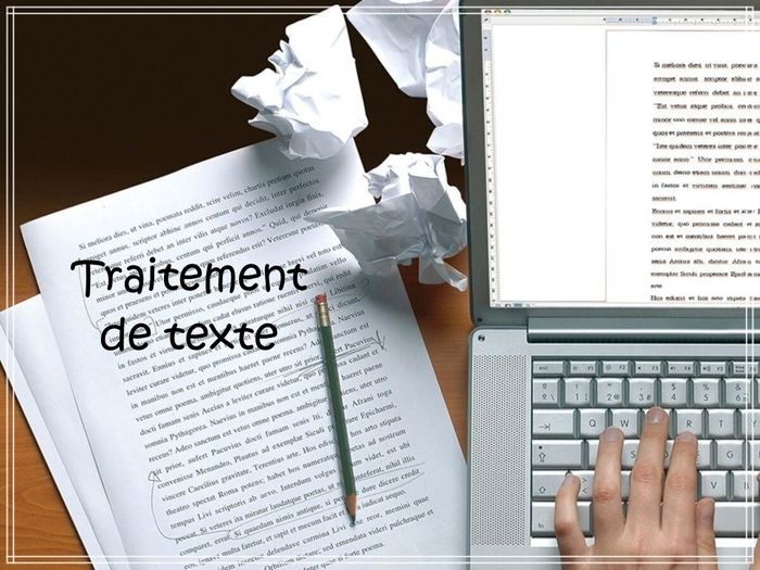 Bureautique : Utilisation du traitement de texte
