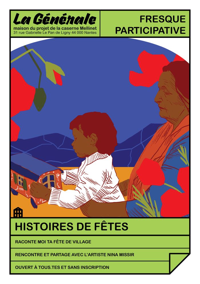 Histoires de Fêtes - fresque collaborative
