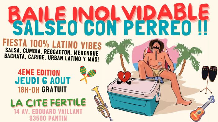 Affiche — BAILE INOLVIDABLE - Fiesta 100% latino Salseo con Perreo !!