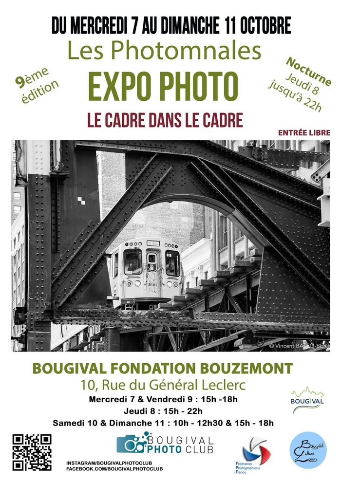 9ème édition des PHOTOMNALES. Thème : Le Cadre dans le Cadre.