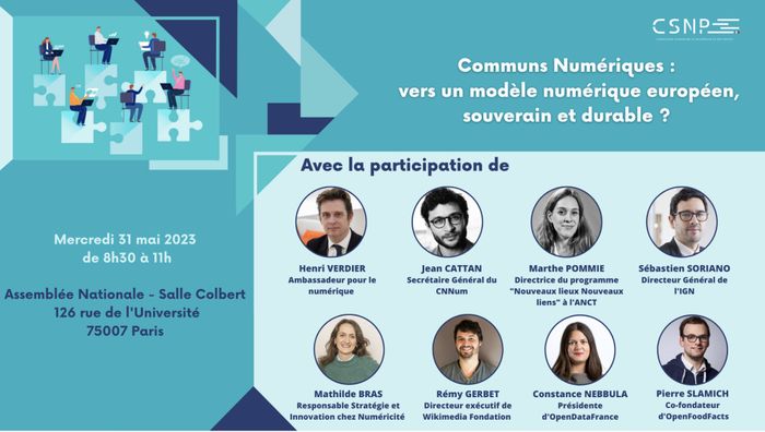 Communs Numériques : vers un modèle numérique européen, souverain et durable ?