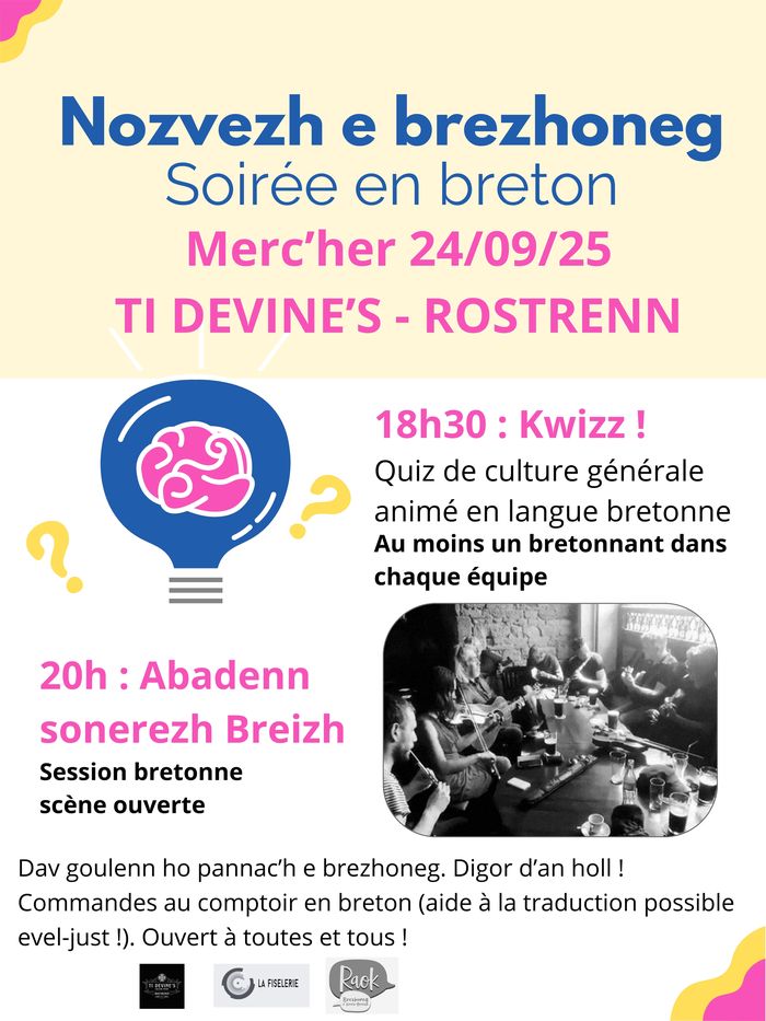 Nozvezh e brezhoneg e Ti Devine's