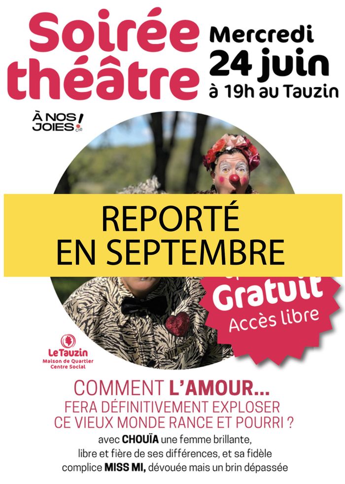 Spectacle théâtral duo de clownes