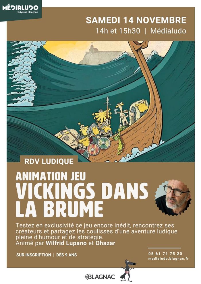 Animation jeu "Vikings dans la brume - samedi 14 novembre