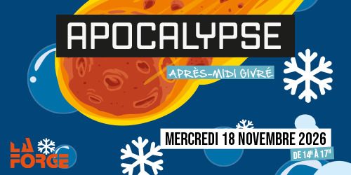 Venez Patiner dans une ambiance apocalyptique