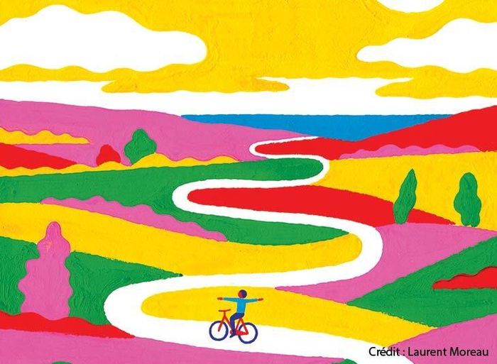 Affiche — L’univers graphique et coloré de Laurent Moreau