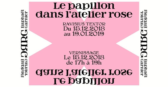 Le Papillon dans l’atelier rose