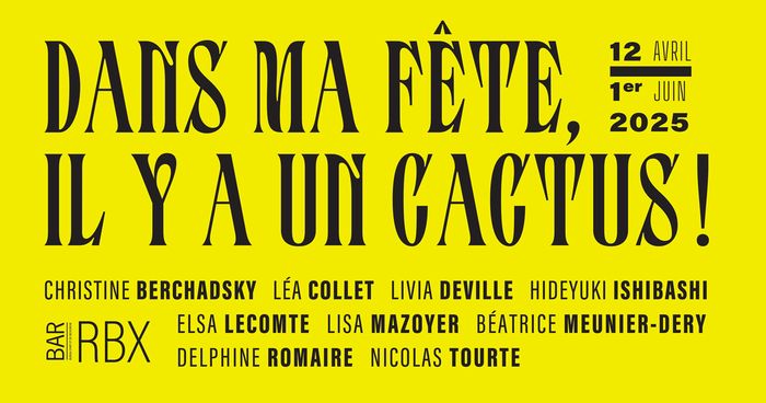 Dans ma fête, il y a un cactus !
