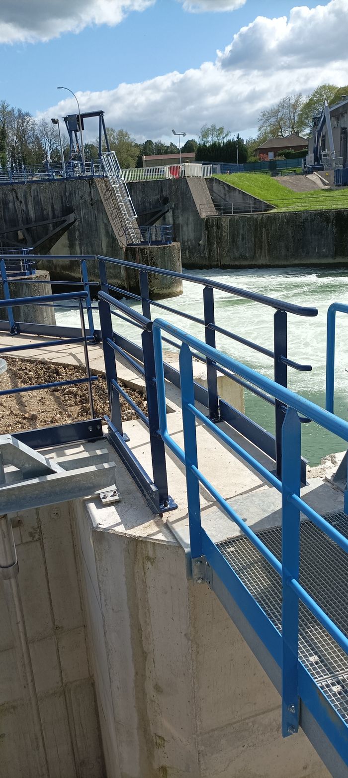 Visite guidée d'une prise d'eau et d'une passe à poissons