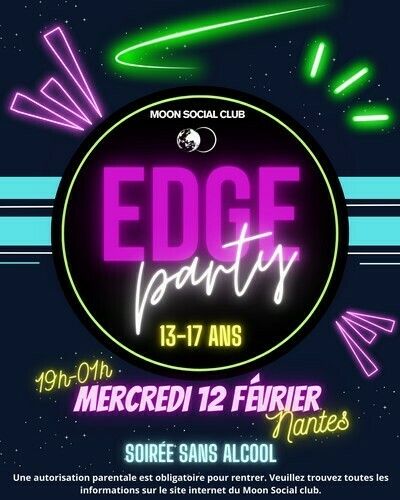 EDGE Party - Soirée réservée aux 13-17 ans