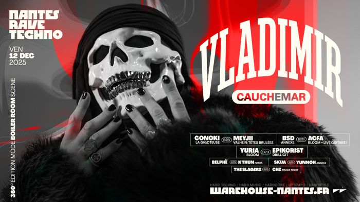 Nantes Rave Techno W/ Vladimir Cauchemar