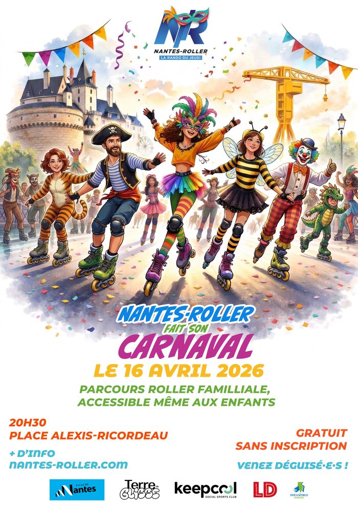 Randonnée Roller Carnaval 2026 - Nantes-Roller